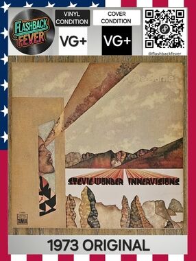 STEVIE WONDER•Innervisions•1973 US Stereo (#T326L) Los Angeles Pressing